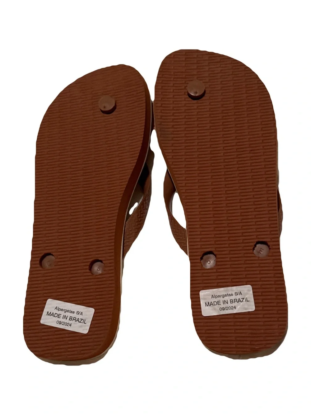 NWT Havaianas Brown and Mustard Men’s 8